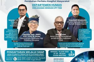 WEBINAR TERAPIS GIGI & MULUT BERJALAN SUKSES, PESERTA ANTUSIAS IKUTI DARI AWAL HINGGA SELESAI